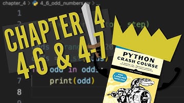 Python Crash Course: Chapter 4 | Try It Yourself 4-6 & 4-7 | Beginner Walkthrough!