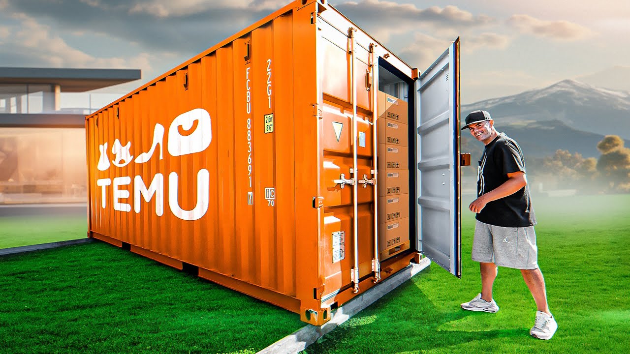 RECEBI um CONTENTOR da TEMU 😱😵