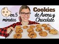 GALLETAS DE AVENA *COOKIES AVENA Y CHOCOLATE* Recetas con Avena