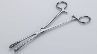 Sponge Holding Forceps or Foerster forceps surgical instruments to grasp, hold, and manipulate screenshot 4