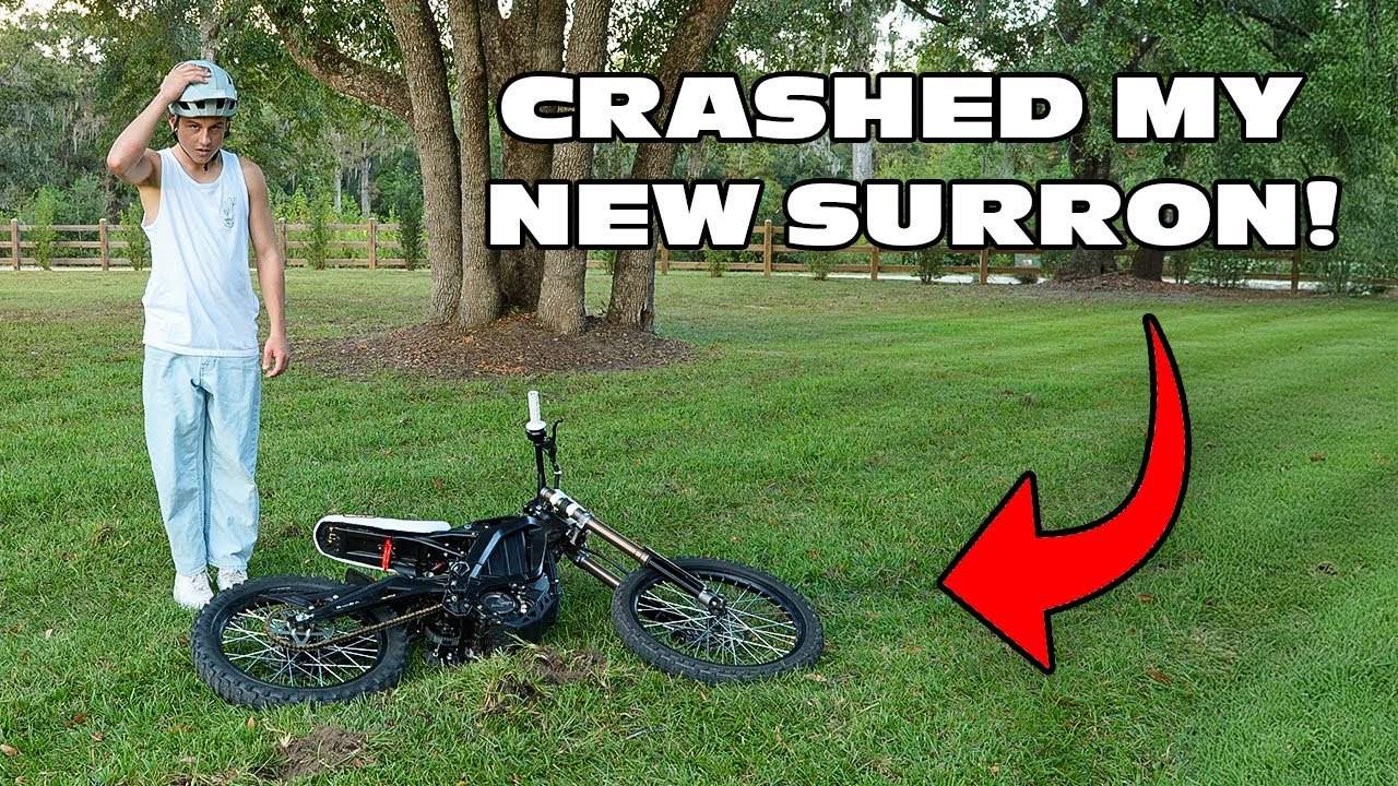 Разбил свой новый Surron!