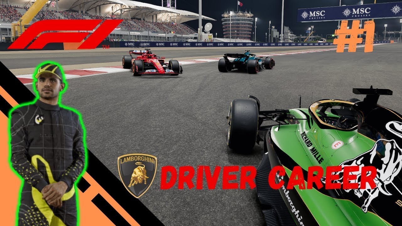 Red Flag In Our First Formula 1 Race! | F1 Lamborghini Career Mode