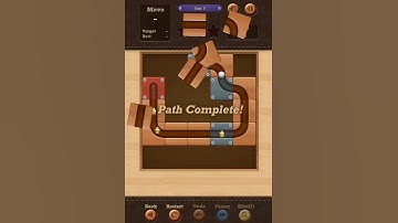 Roll the Ball slide puzzle Star F Pack Level 54 Solution