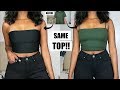 DIY Reversible Top, Wear It 2 Ways!! | T-Shirt Transformation