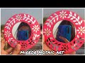 Very beautiful and easy mirror mosaic art How to make mirror mosaic art. Mirror mosaic art tutorial