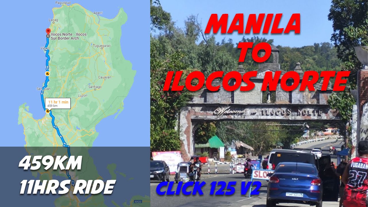 Manila to Ilocos Norte | Click 125i v2 | GoPro Hero 7