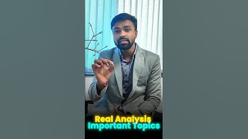 Real Analysis Important Topics for CSIR NET Mathematical Science Preparation | IFAS Math