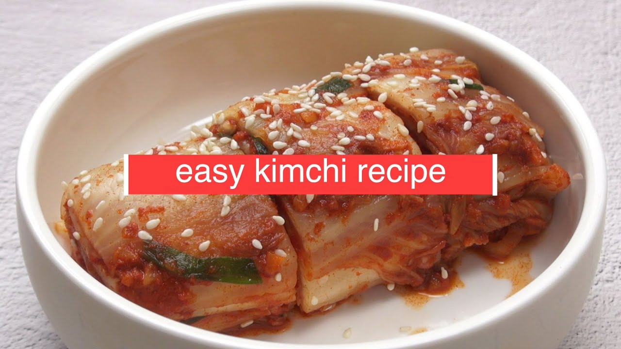 Homemade Kimchi Recipe YouTube