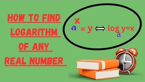 {9th Class/Unit #3)Ex#3.2/Q.1} "How To Find Logarithm Of Any Real Number"
