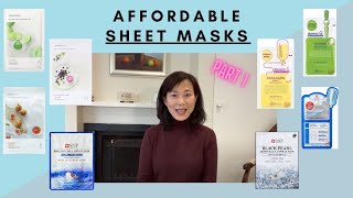 Sheet Mask Reviews Part one - affordable options (SNP,  Leaders, Mediheal, Innisfree)