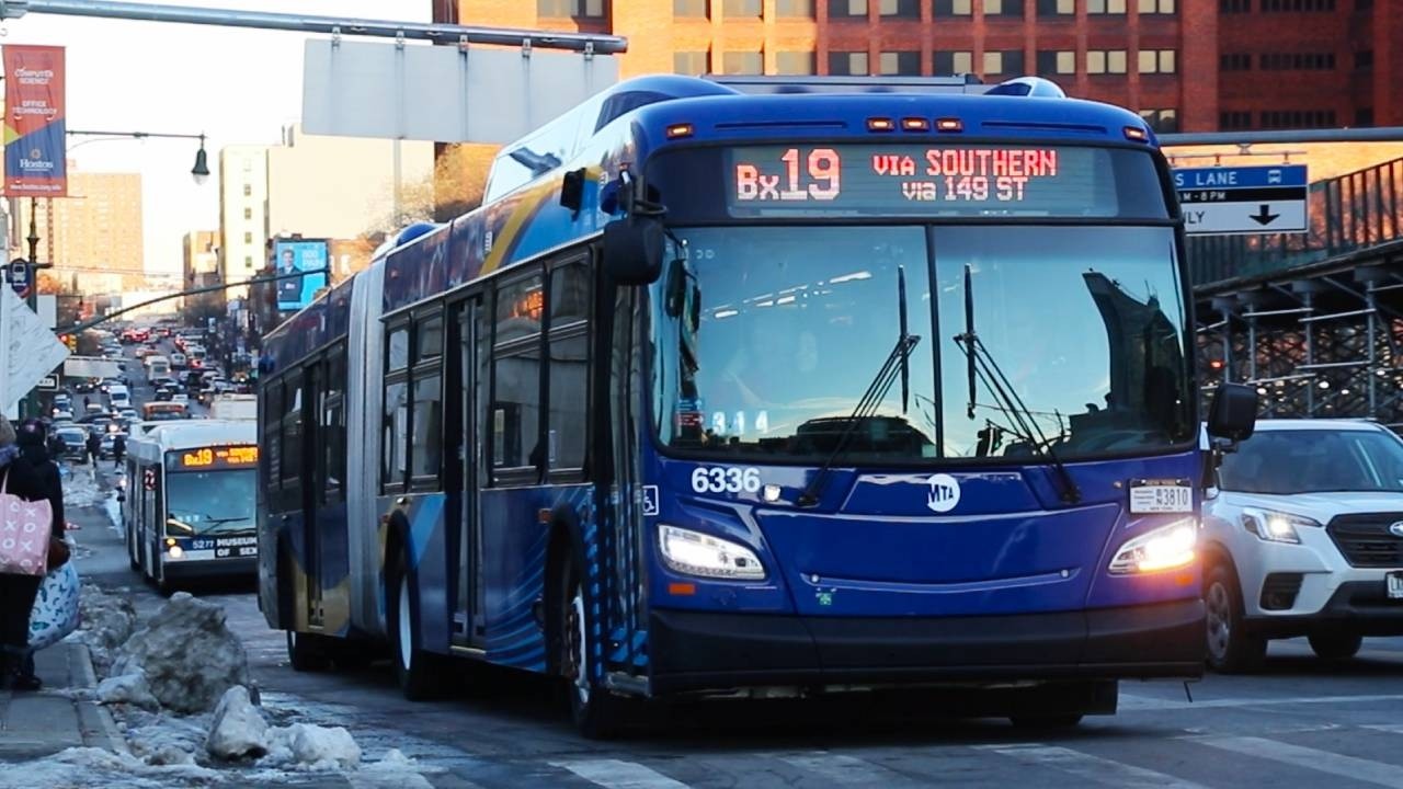NYCT Bus: 2025 New Flyer XD60 #6336 on the Bx19 along 149th Street NYCT Bus: 2025 New Flyer XD60 #6336 on the Bx19 along 149th Street