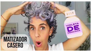 ME MATIZO LAS CANAS CON VIOLETA DE GENCIANA Gray hair