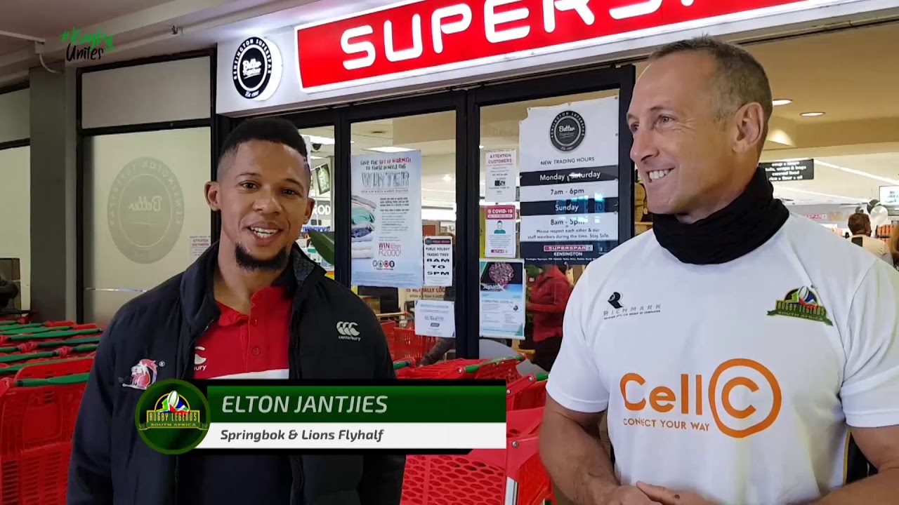 SA RUGBY LEGENDS UNITE WITH CELL C SHARKS 