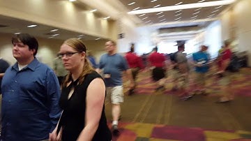 Will-call line at Gen Con 2016