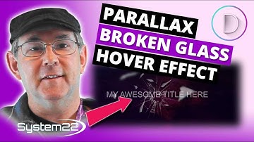 Divi Theme Parallax Broken Glass Hover Effect 👍👍👍