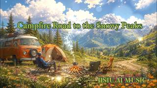 通往雪山的營火公路｜Campfire Road to the Snowy Peaks｜雪山露營公路電影感療癒民謠女聲歌曲 screenshot 3