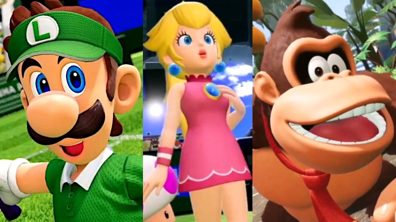Mario Tennis Fever - Character Intro Cutscenes (Switch 2)
