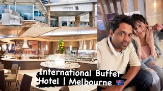 Australiaවට ආස අය එන්න අපිත් එක්ක Melbourne වල international buffet එකකට යන්න🤗| Lynbrook Hotel🇦🇺