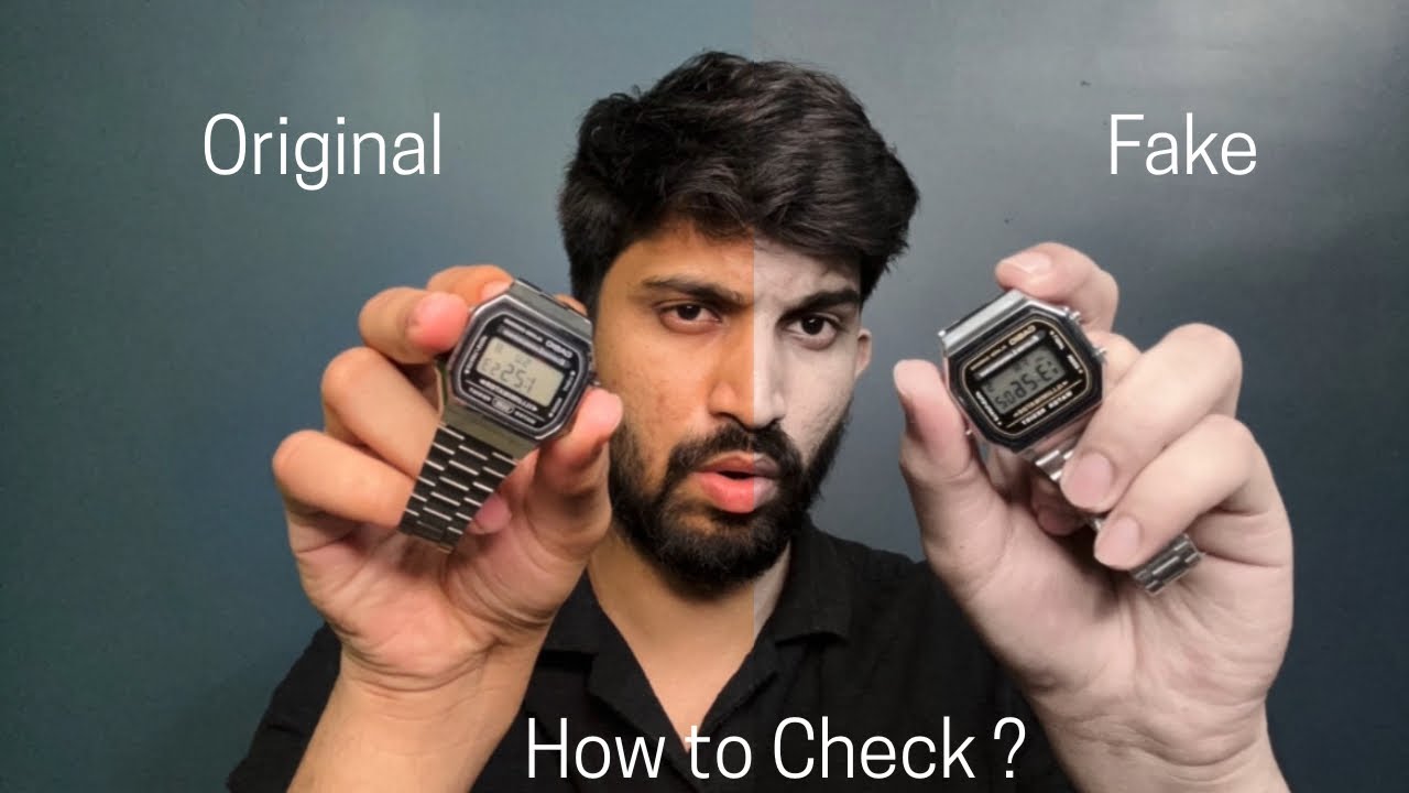 Original vs Fake Casio A168 Vintage Series Watches | How to Check Original and Fake Casio Watches