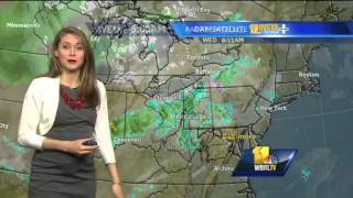 Ava shows when rain arrives Wednesday
