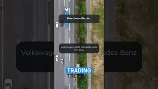 Volkswagen Aktie #shorts #Volkswagen #BMW #Mercedes #Trump #Zölle #Automobilindustrie #tradingtreff