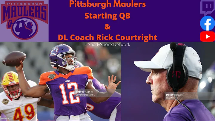 Pittsburgh Maulers Double Header QB Vad Lee and Coach Rick Courtright