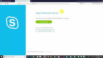 MS Office 365 Basic Training - #13   Skype for Business Webinars