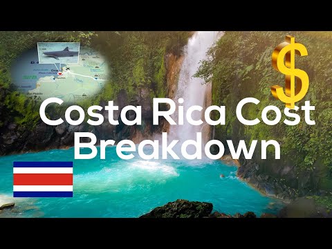 Costa Rica detailed travel cost break down and full itinerary | Two weeks trip EN & GR subtitles