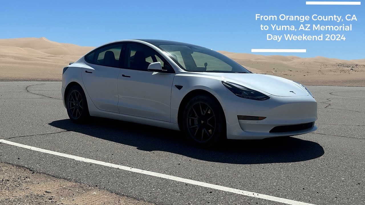 From OC, CA to Yuma, AZ did 2022 Tesla Model 3 RWD drove 261 miles on