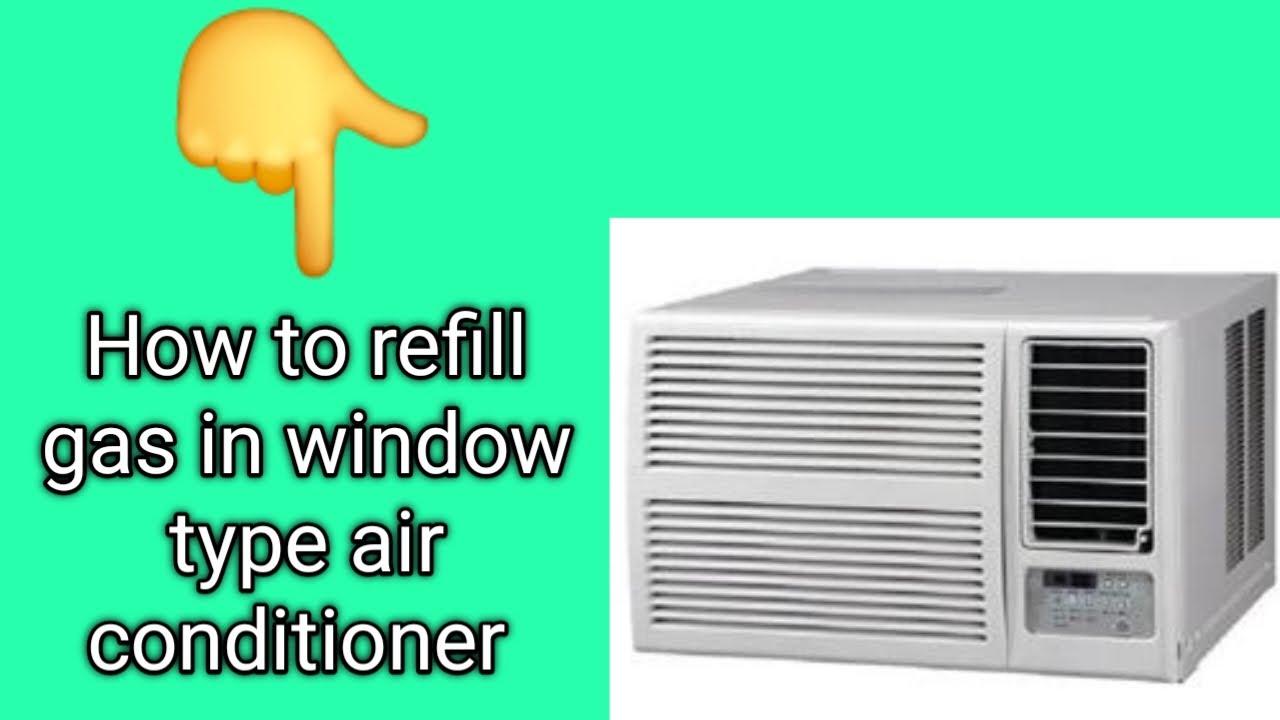 How to refill gas in window ac at home. घर पर विंडो एयर कंडीशनर में गैस