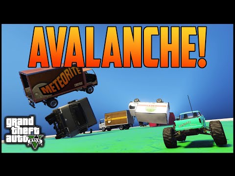 GIANT Truck Avalanche! | GTA 5 Shenanigans