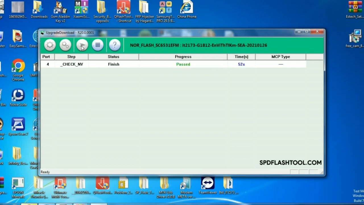 itel 2173 flash after changing cpu