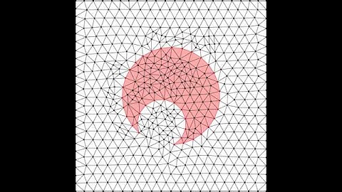 2D DSC - Rotation of crescent