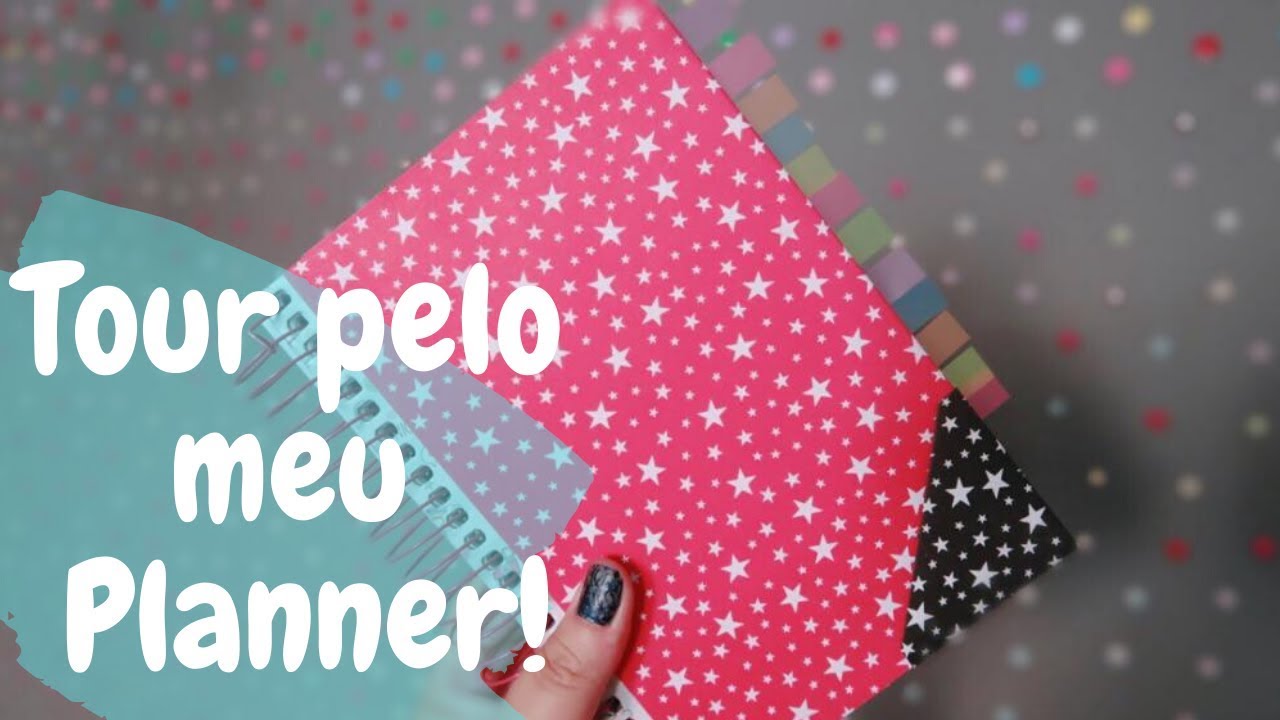 FIZ MEU PRÓPRIO PLANNER USANDO CADERNO COMUM|TOUR PELO PLANNER