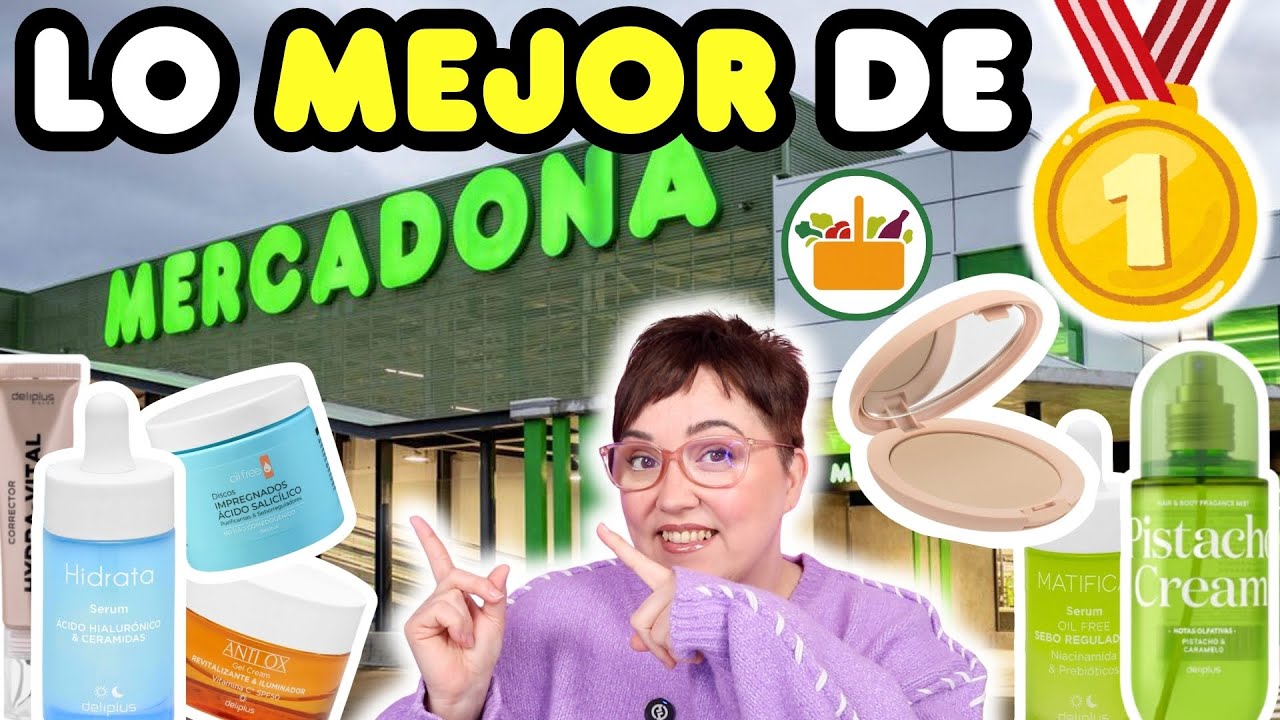 🥇COSMÉTICOS de MERCADONA que valen la pena y no cuestan mucho dinero 🫶🏻