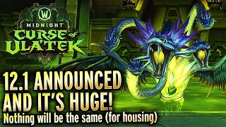 12.1 ANNOUNCED! Housing Import/Export, Pets, Lairs, And More! World of Warcraft Midnight