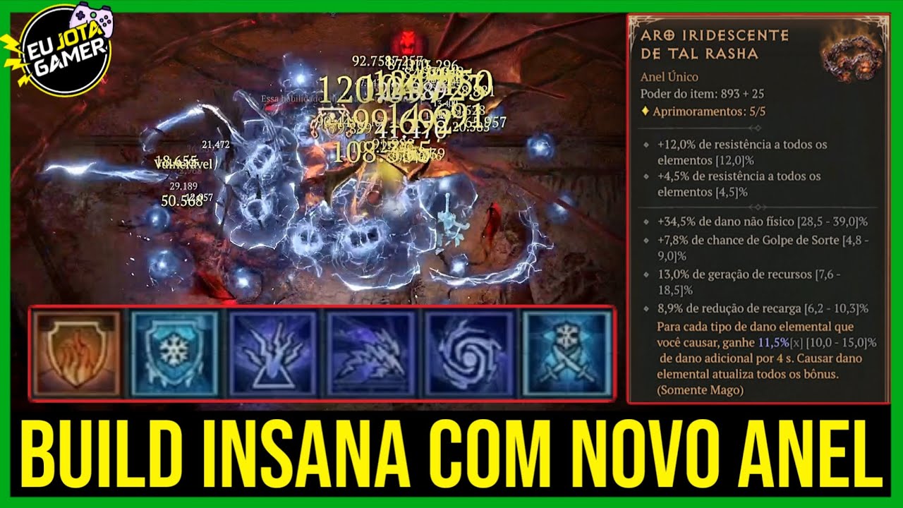 Tal Rasha D4 Diablo 4 - Ball Lightning + Anel de Tal Rasha Ficou Insano!🤯 - YouTube