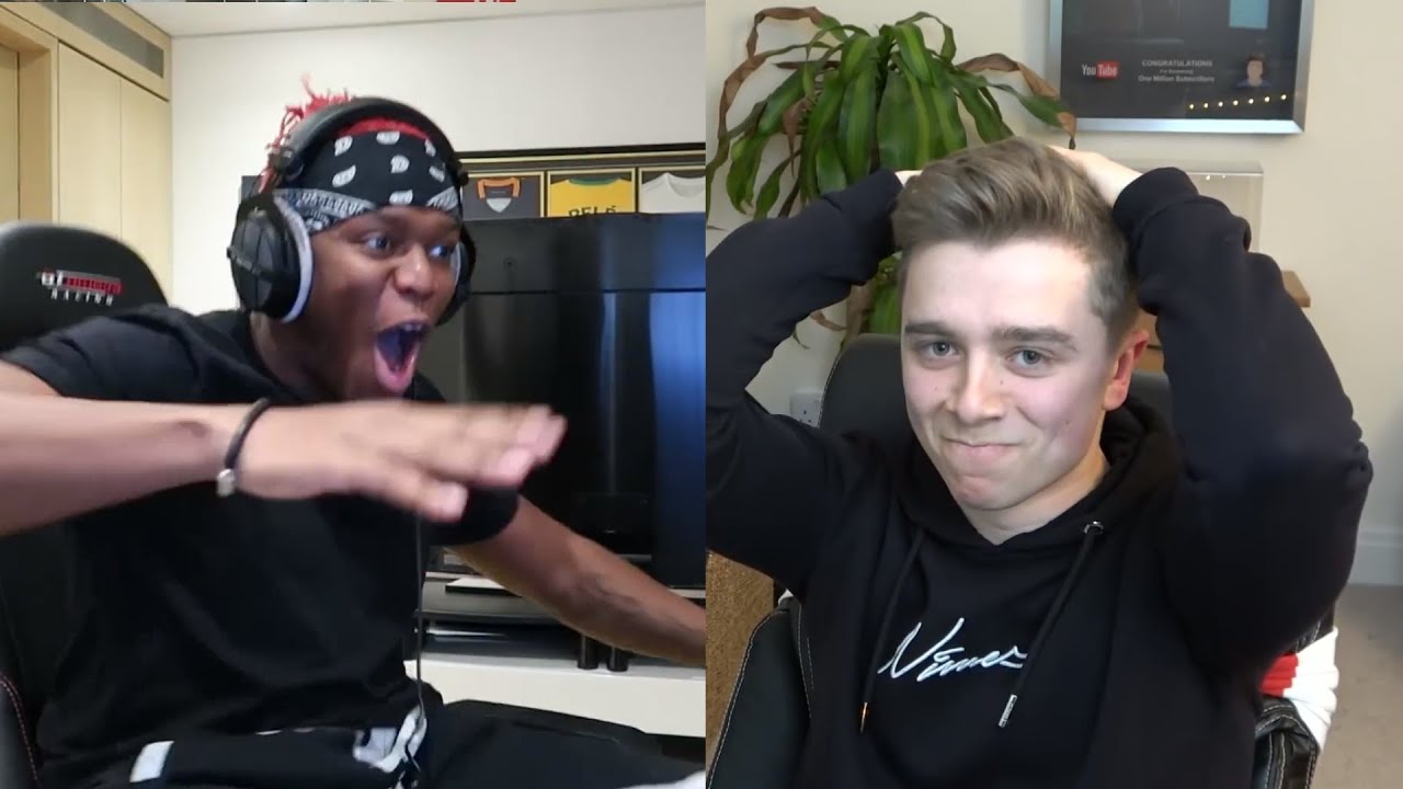 KSI Scores OUTRAGEOUS FIFA Goal VS ChrisMD