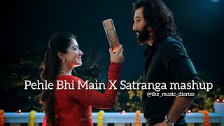 ✨Pehle Bhi Mein X Satranga mashup Song | Ft Animal |Arjit Singh and Vishal Mishra song ❤️