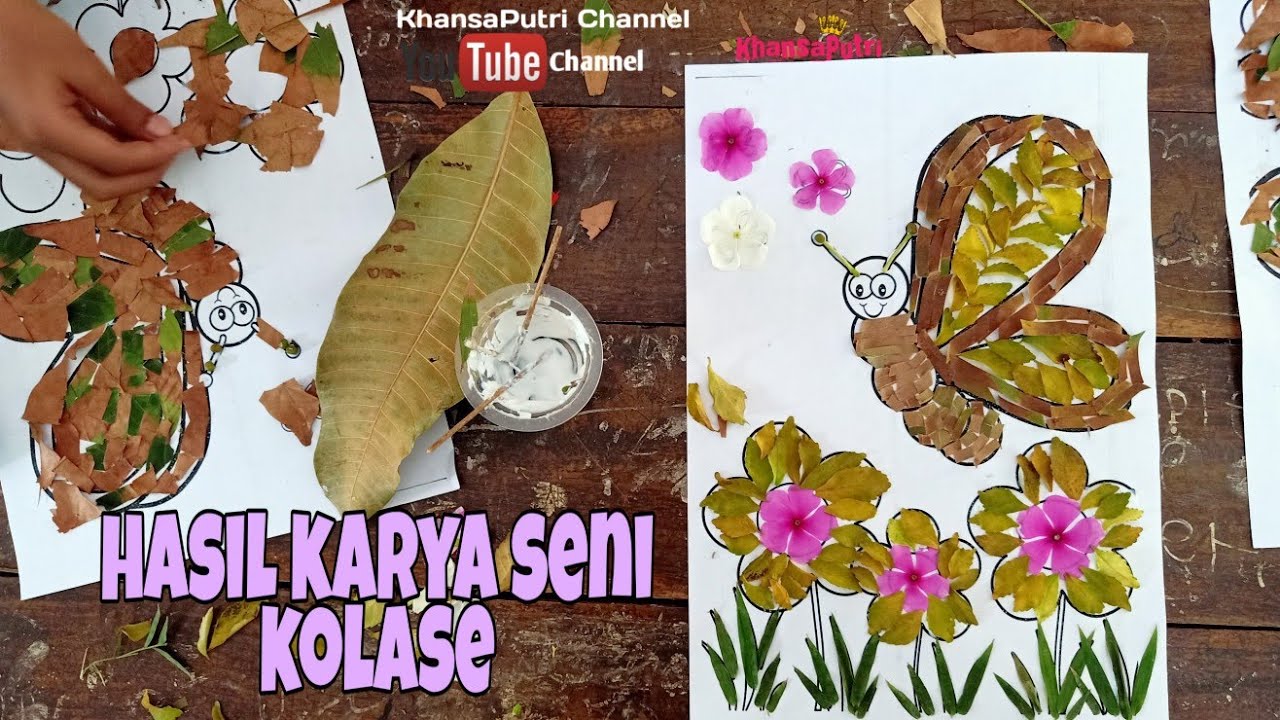 Sebutkan Alat Dan Bahan Membuat Karya  Seni  Kolase Gambar 