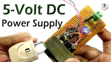 How to make 5 volt power supply in 5 minutes Easily