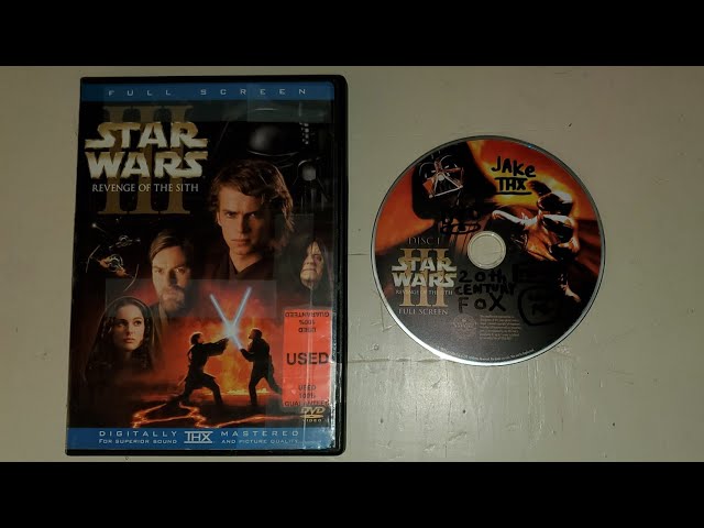 Star Wars Episode III: Revenge of the Sith (DVD, 2005, 2-Disc Set, Full  Screen) for sale online