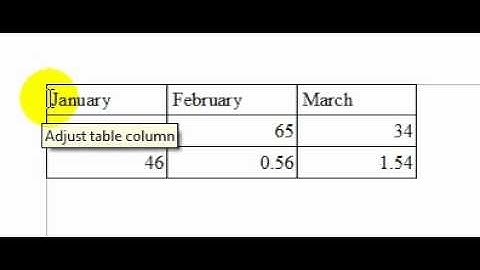 Selecting a whole table in OpenOffice writer