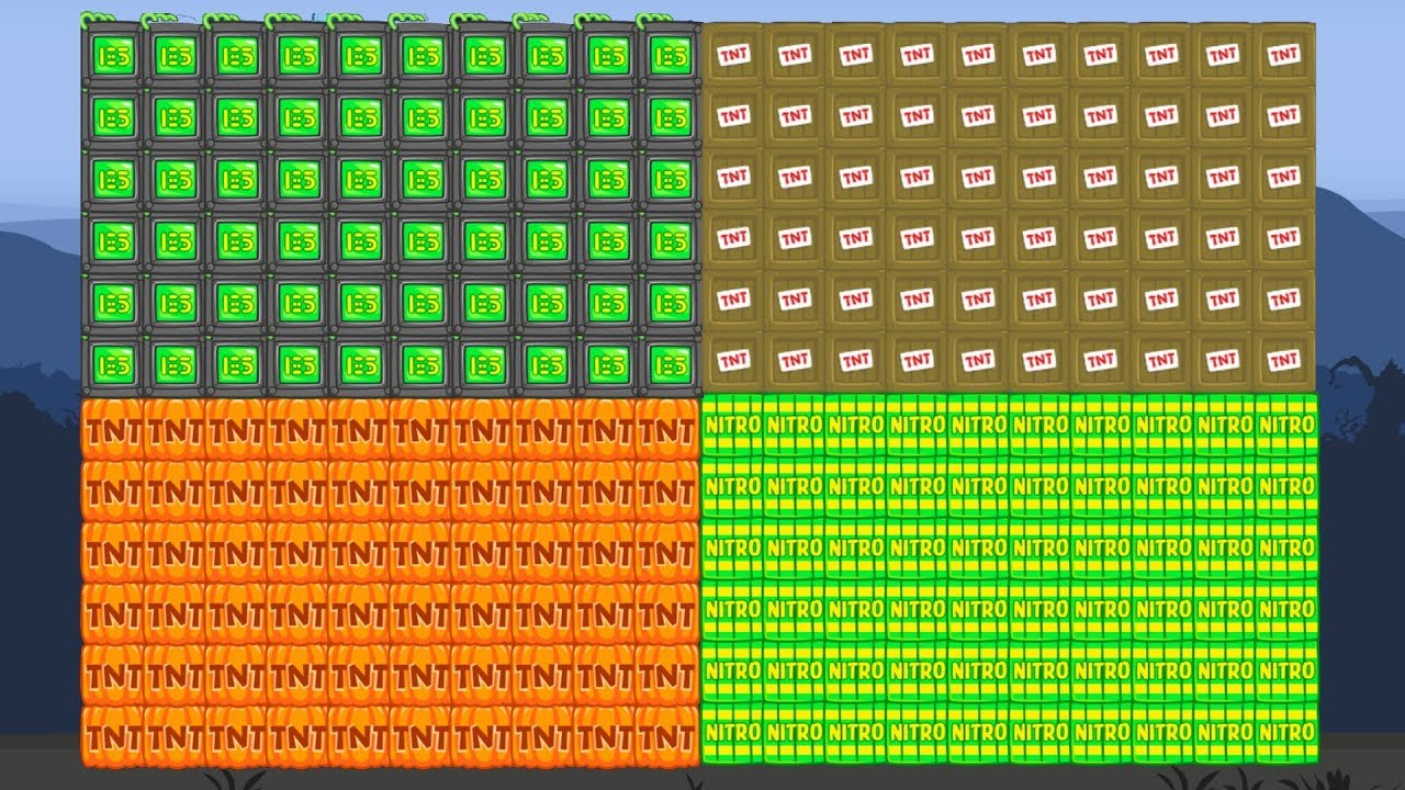Bad Piggies - ALL DIFFERENT TNT FEATURES EXPERIMENT!