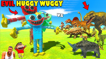 MINI HUGGY WUGGY vs EVERY UNIT with SHINCHAN and CHOP in Animal Revolt Battle Simulator | AMAAN TEAM