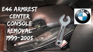 BMW E46 How to Remove Armrest Center Console Leather Upgrade 325i 1999 - 2005 Fix Broken Car