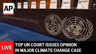 ICJ LIVE: Top UN court issues opinion in major climate change case screenshot 4