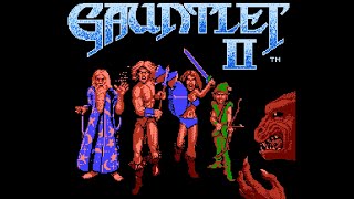 Gauntlet II (NES) Playthrough longplay video game