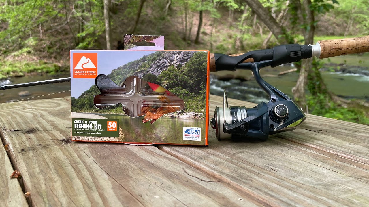 Trying Out The Ozark Trail Creek And Pond Fishing Kit YouTube