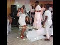 Laide Bakare Shows Off Her Lovely Dancemove As She Sprays Money On Mercy Aigbe At Her 40th Birthday